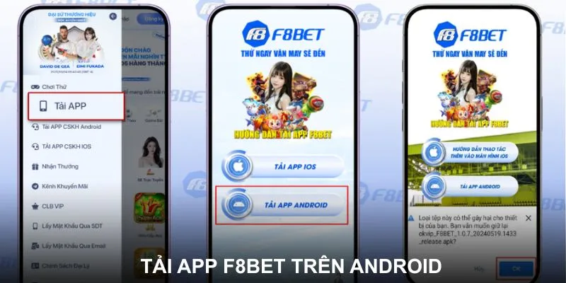 Các Thao Tác Download App F8BET 