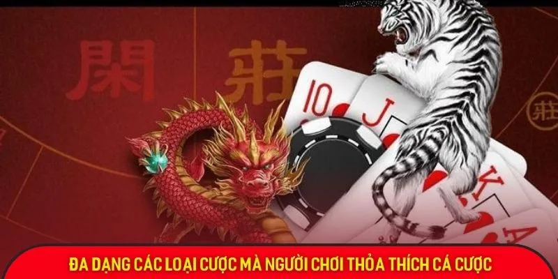 Đa dạng các loại cược mà người chơi thỏa thích cá cược